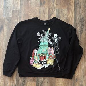 The Nightmare Before Christmas black sweatshirt